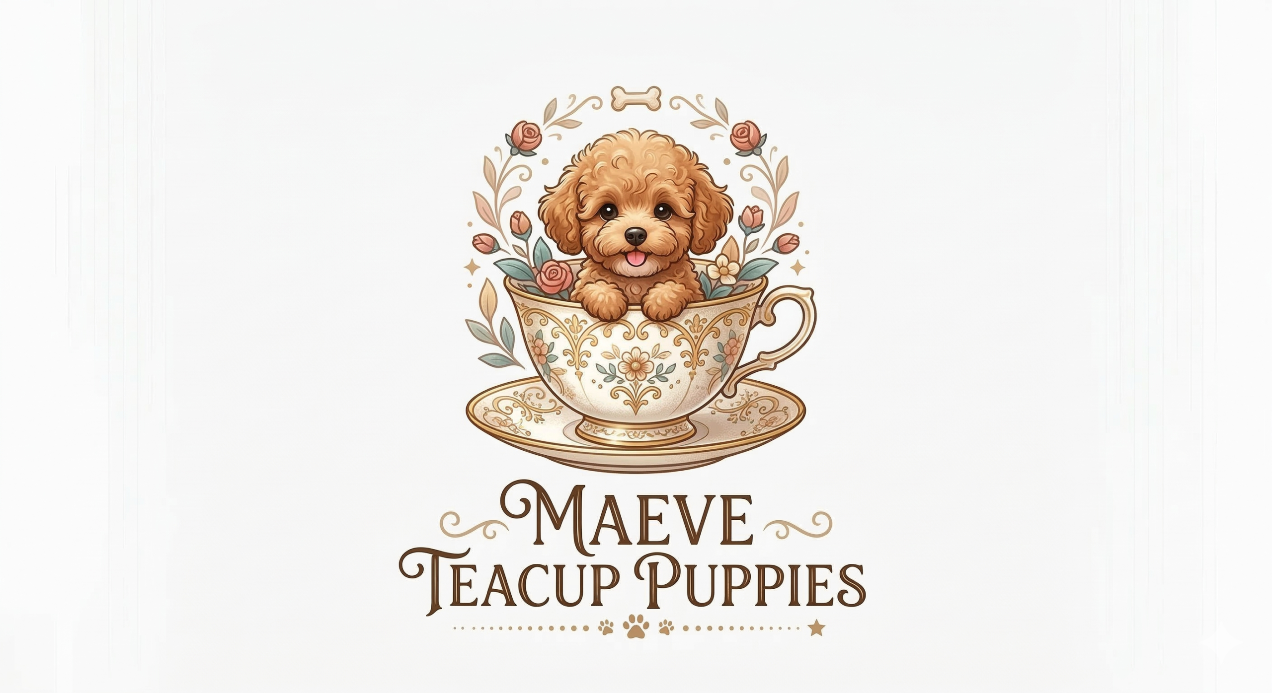 Maeve Teacup Puppies Logo